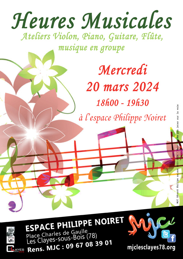 Affiche heures musicales 20 mars 2024 w00