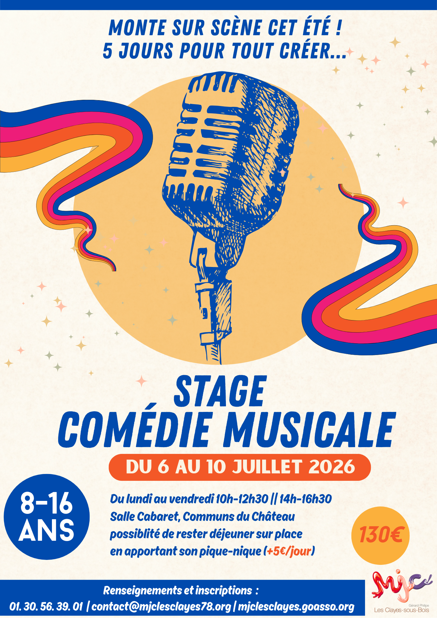 STAGE COMEDIE MUSICALE