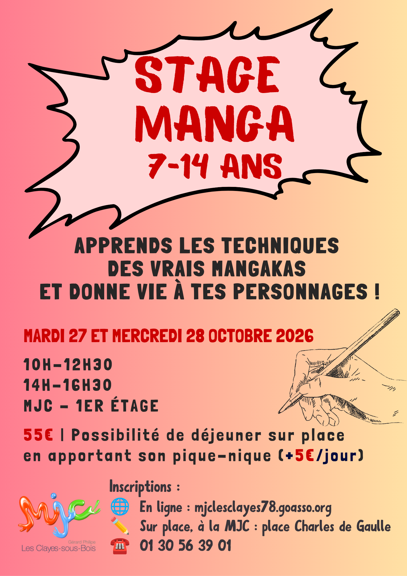 Stage Manga octobre 26