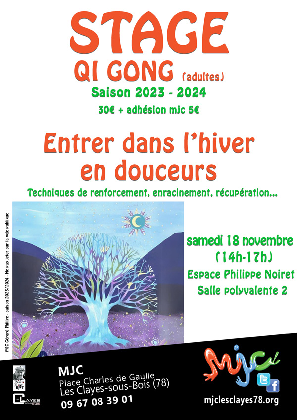 Affiche stage qi gong novembre 2023 w00